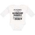 thumbnail image 3 of Inktastic My Mommy is a Respiratory Therapist and a Hero Boys or Girls Long Sleeve Baby Bodysuit, 3 of 5