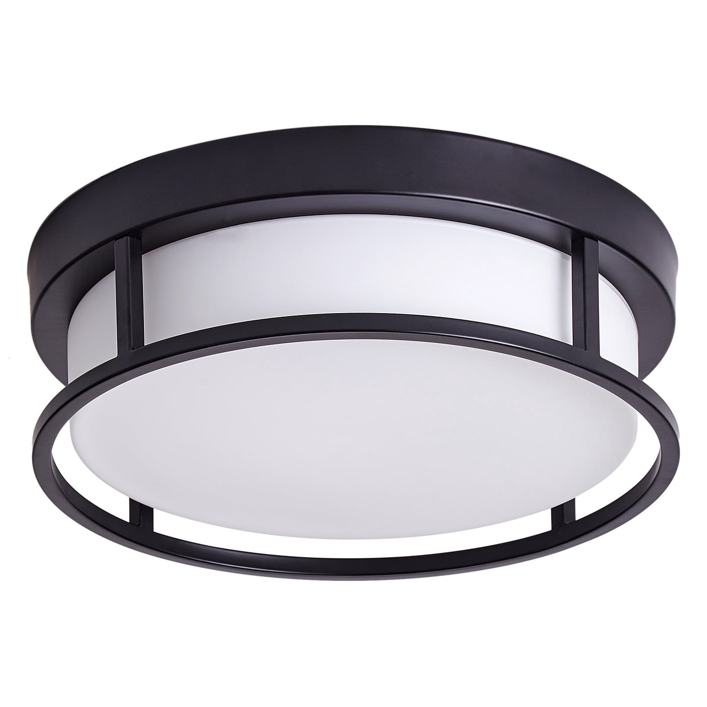 Aiwen 2 Light Acrylic Opal Shade Modern Flush Mount Ceiling Lamp
