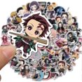 thumbnail image 3 of 100pcs Demon Slayer Anime Stickers, Repeating Waterproof Stickers for Kids Adults, Vinyl Laptop Stickers for Skateboard, 3 of 4