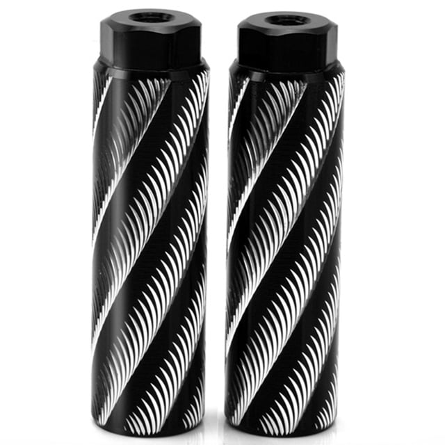 Bike Rear Foot Pedal Universal Aluminium Alloy Large Hole Mountain Bike Rocket Launcher Rear Foot Pedal Peg Stunt Pedals