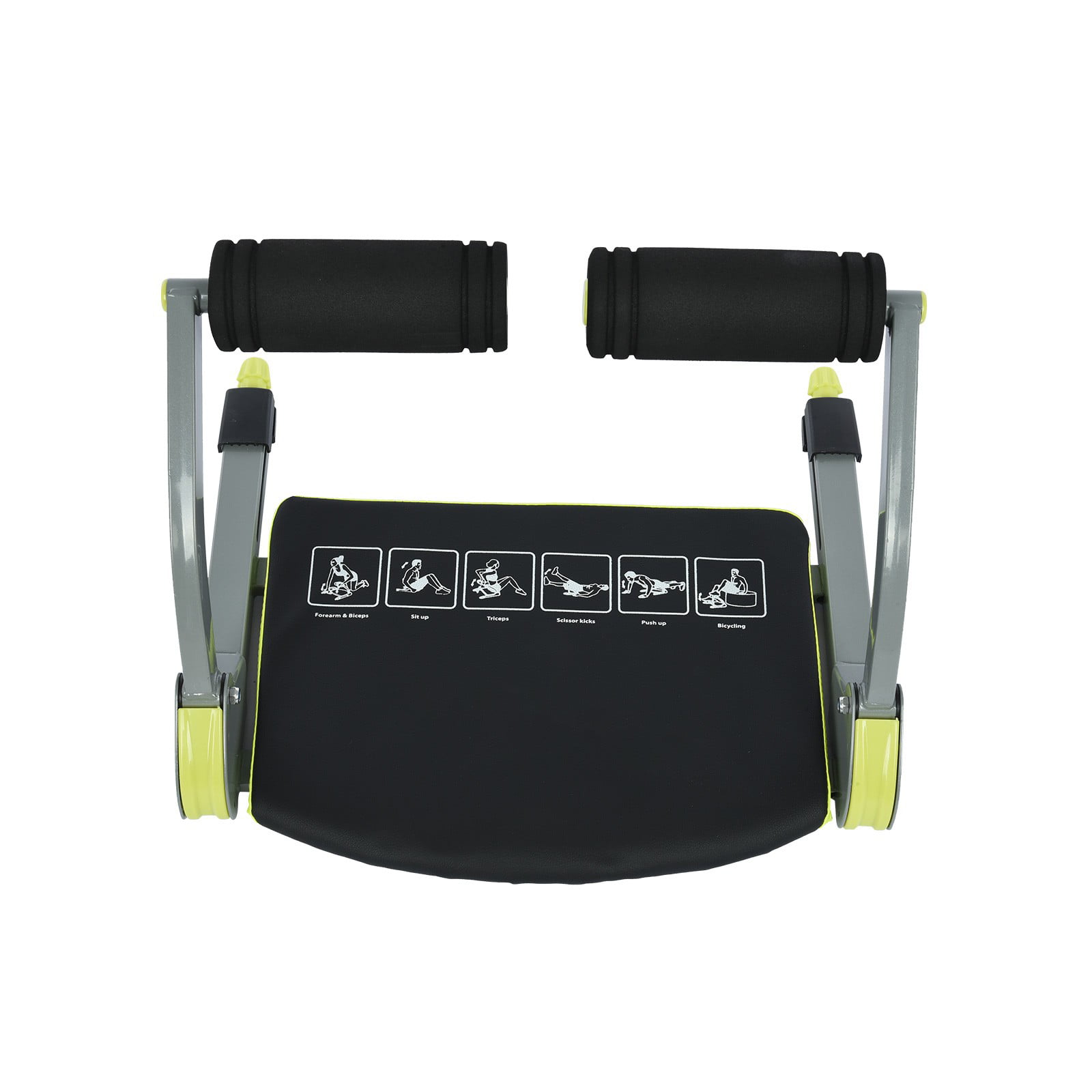 with Drawstring and Spring Booster Adjustable Foldable Storage Gym Professional Fitness Equipment Home Abdominal Board Sports Aids MMM@ Supine Board 