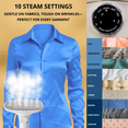 thumbnail image 5 of True & Tidy Luxury Intelligent 9 Setting Upright Garment Steamer with Auto Off Technology Champagne, 5 of 10