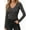 Charcoal Black, variant on MOYIKO V Neck Long Sleeve Shirts for Women Fitted Thermal Undershirts Lightweight Trendy Tops