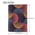 thumbnail image 3 of Pofeuu Circular Stripes Print Travel Document Organizer Passport Holder Men Women for Family (6.5 in x 4.5 in),Wallet Holder Credit Card Clutch Bag Case, 3 of 5