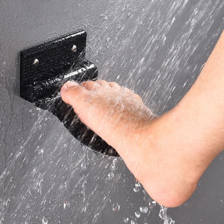 ULTNICE Bathroom Foot Pedal Pad Square Durable Comfortable Wall Mounted Shower Step 15x10x6cm 1Pcs