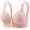 Pink, variant on WCJM Women'S Polyester Black Chemical Fiber Underwear Women Adjust Lingerie Sexy Lingerie Underwired Bra