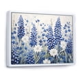 thumbnail image 2 of Designart "Peaceful Blue Bonnets I" Blue Bonnets Floater Framed Canvas Wall Art, 2 of 5