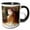 Black/White, variant on 3drose, Mlle. Irene Cahen Danvers by Pierre-auguste Renoir, 11oz Two-tone Red Mug