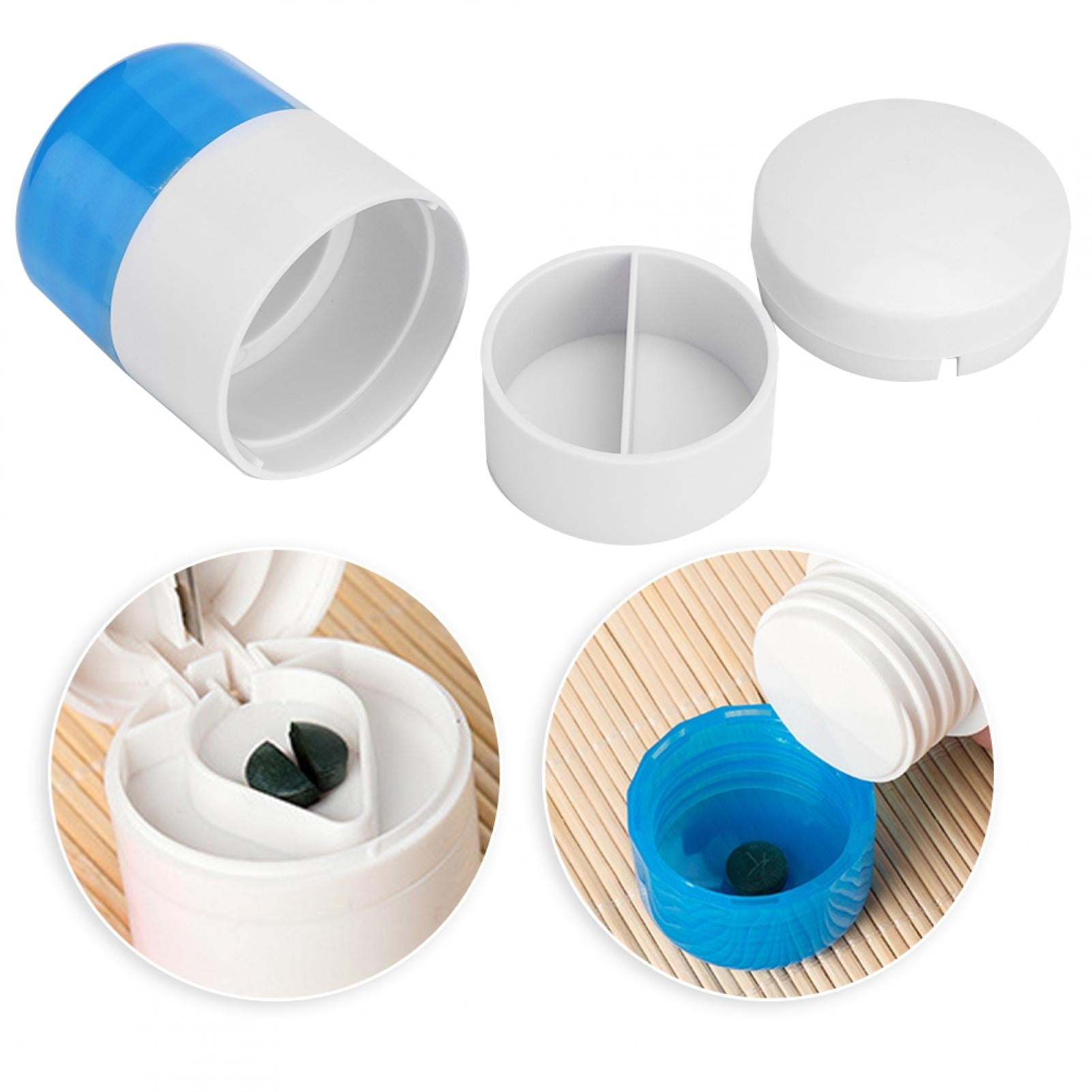 Mgaxyff Pills Cutter Splitter,2 in 1 MultiFunction Pills Cutter