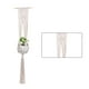 thumbnail image 3 of Toystoory Macramé hecho a mano para plantas, colgador de flores/macetas para decoración de pared, 1 ud. Jardín y Patio No.14, 3 of 6