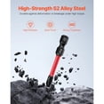 thumbnail image 4 of KFFKFF 101-Piece Screwdriver Bit Set with Magnetic Phillips, Pozidriv, Slotted, Square, Torx, Hex Bits, Hex Nut Sockets, Extension Rod, Durable S2 Alloy Steel, Blackened Finish, Includes Storage Case, 4 of 9