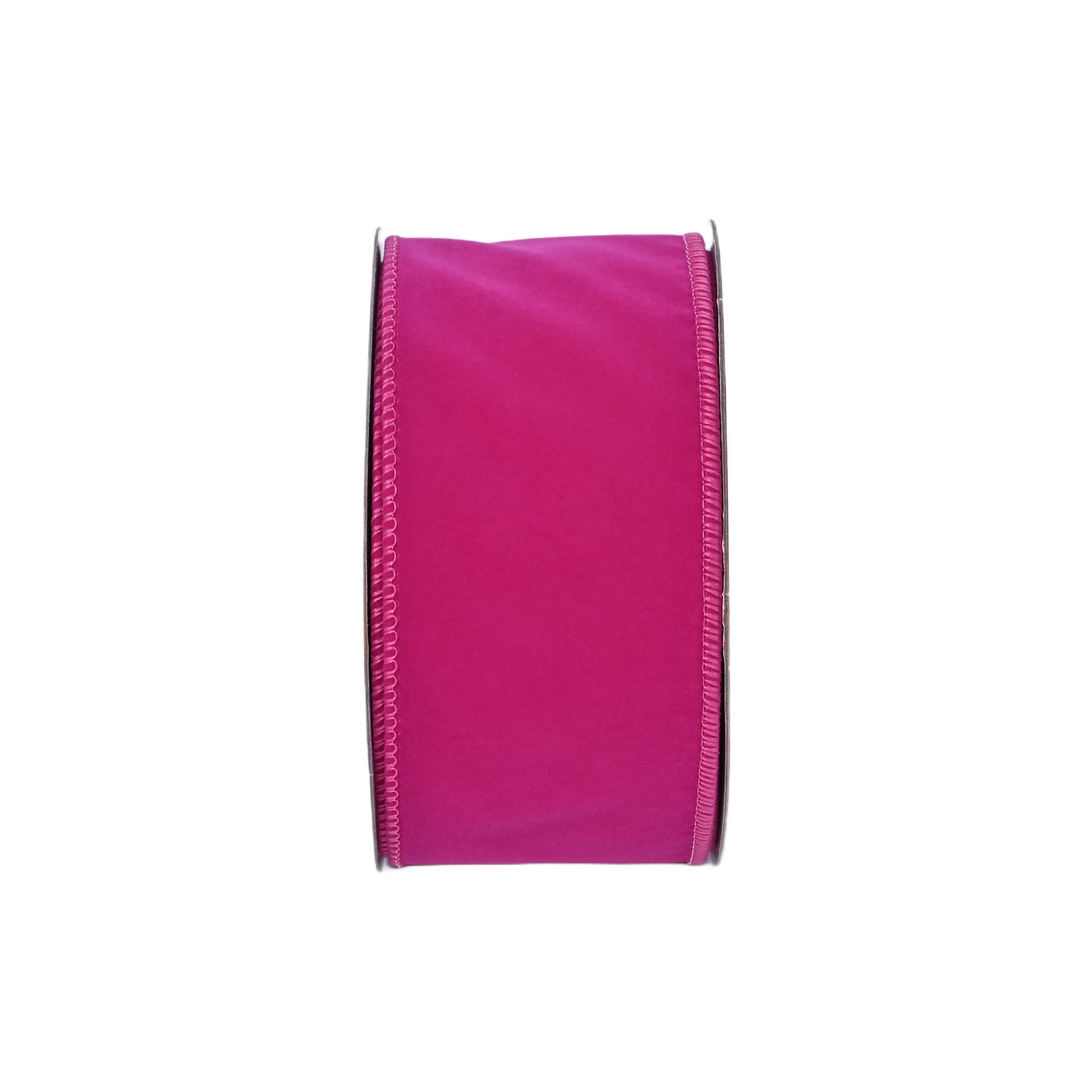 Hot Pink Velvet Christmas Ribbon, 2.5" x 40', by Holiday Time