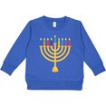 thumbnail image 2 of Inktastic Hanukkah Menorah Candles Toddler Sweatshirt, 2 of 4