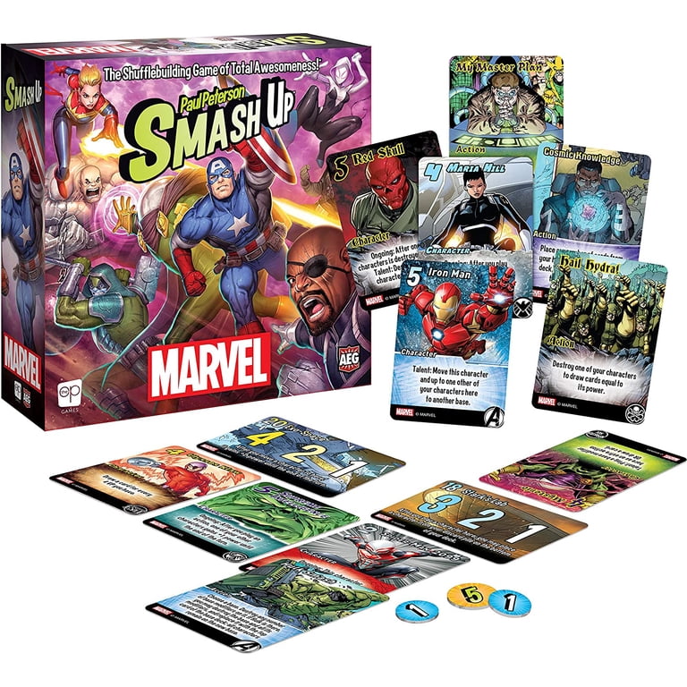 Smash Up: Marvel Superhero Edition Board Game - Walmart.com