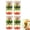 4pcs, variant on Salad Jars, 32oz Glass Salad Container Jar with Leakproof Lid, Detachable Dressing Cup & Dry Ingredient Holder, Portable Meal Prep Salad Bottle for Lunch Travel