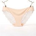 thumbnail image 2 of Gibobby Calzoncillos de encaje para mujer sexys Ropa interior de mujer Encaje Cintura Encaje Calzoncillos elásticos transpirables Bragas cómodas para damas(Beige,CH), 2 of 3