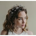 thumbnail image 2 of Diademas de estrellas, diadema de estrellas con diamantes de imitación para mujeres y niñas, tiara de cristal de princesa nupcial, tocado de boda, 2 of 5