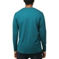 thumbnail image 2 of X RAY JEANS Mens Long Sleeve Crewneck T-Shirt, Teal, 3XL, 2 of 5