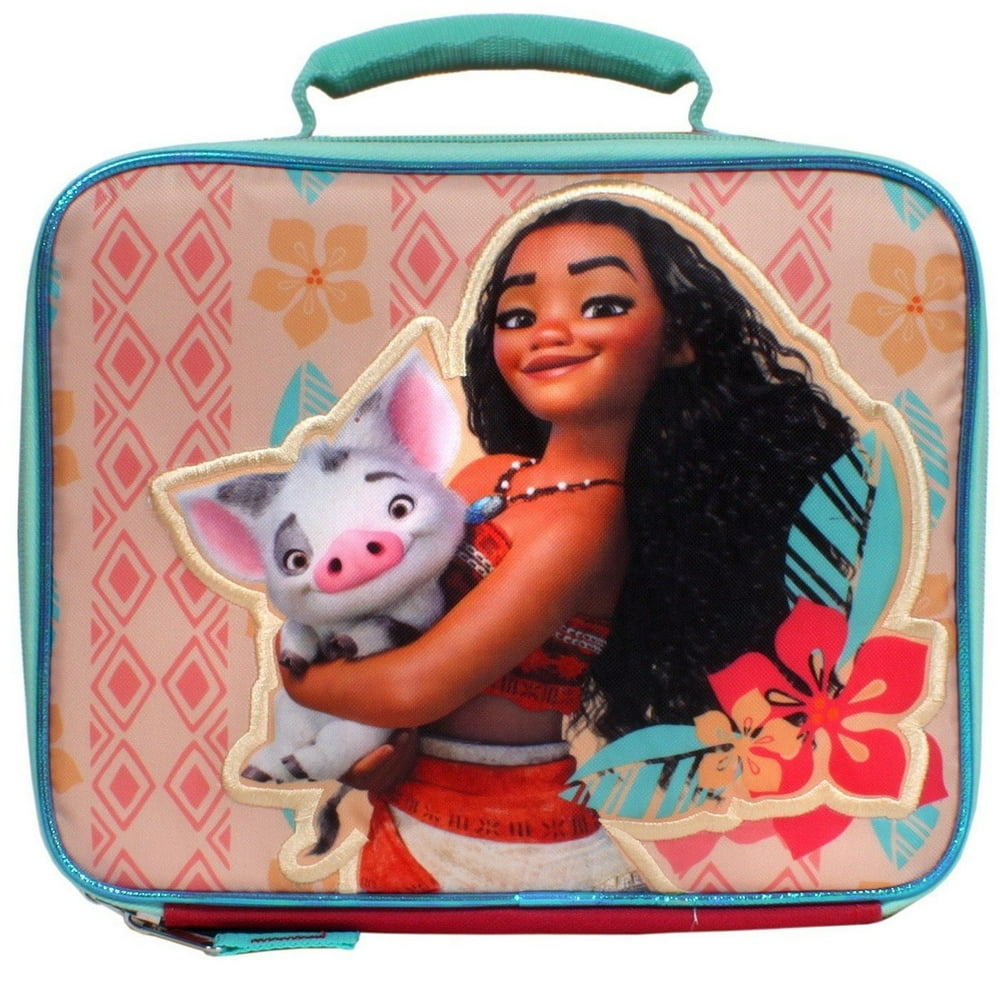Disney Moana & Pua the Pig Insulated Lunch Box Kids Lunch Bag