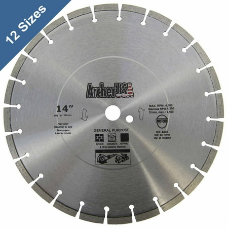 

Archer Pro 7 in. General Purpose Diamond Saw Blades for Fast Cutting Concrete Stone Masonry Pavers Bricks Blocks