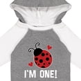 thumbnail image 4 of Inktastic First Birthday Ladybug 1 Year Old Girls Long Sleeve Baby Bodysuit, 4 of 5
