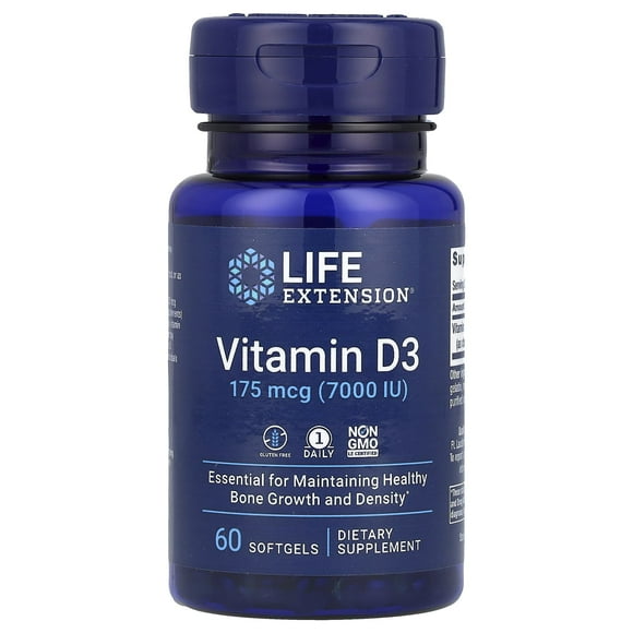 Life Extension Vitamina D3 175 Mcg, 60 Softcaps