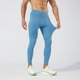 thumbnail image 3 of Men's High Performance Leggings Quick Dry Cool Compression Fit Tights Pants Solid Color Leggings, 3 of 7