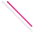 thumbnail image 2 of Lollicup C9075 9" Giant Wrapped Pink Straw | 2500 per Case, 2 of 3