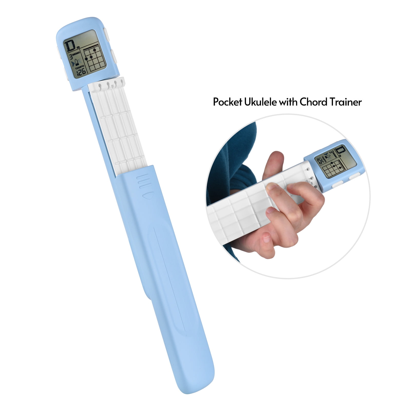 Chord Trainer,With Rotatable Chart Uke Tool With Tool With Rotatable Screen Portable Uke Tool Ziem Dsfen Eryue Pocket Portable Sn