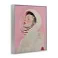 thumbnail image 2 of Stupell Industries Contemporary Pink Astronaut Girl Gray Framed Giclee Art, 16 x 20, by The Prints Vibe, 2 of 8
