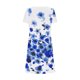 thumbnail image 4 of Mini Vestido de Verano Color Sólido Cuello en V Manga Corta Vestido de Becerro Medio, Vestido Corto de Verano, 4 of 5