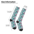 thumbnail image 5 of Daiia Sports Socks Excavator Printed Novelty Crew Socks for Men Women Knee High Socks Cotton Socks Soft & Breathable Support Unisex Socks, 5 of 9