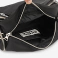 thumbnail image 2 of Bolso Hombro para Hombre Y Mujer Bolso Cruzado Gran Capacidad Bolso Informal Con Correa Ancha para El Hombro (negro) (negro Con Texto Blanco), 2 of 9