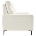 thumbnail image 6 of Sofa, Leather, White, Modern Contemporary Urban Design, Living Lounge Room Hotel Lobby Hospitality, 6 of 9