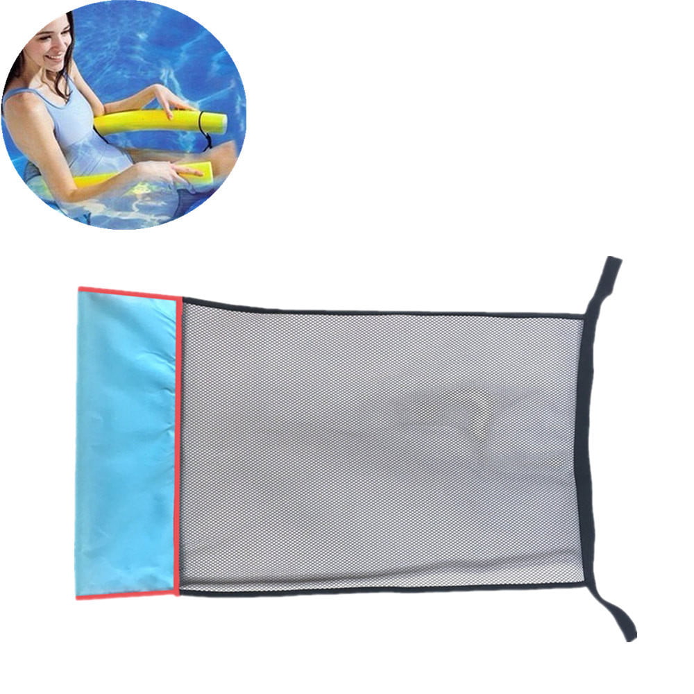 Blue Mesh for Adult Kids Swimming Pool Noodle Floating Chair Seat 