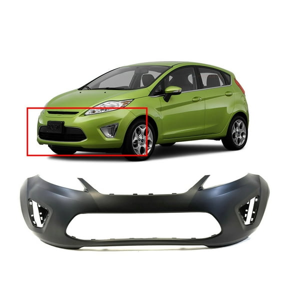 DCP Front Bumper Cover Fascia for Ford Fiesta 2011-2013 FO1000662 Primed