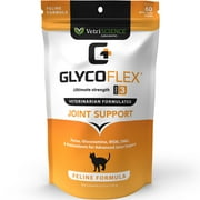 VetriScience Glycoflex 3 Hip and Joint Care for Cats, Chicken Flavor, 60 Chews