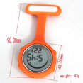 thumbnail image 1 of Reloj de enfermera Digital, relojes médicos de silicona a la moda, reloj de bolsillo con broche médico de solapa, 1 of 4