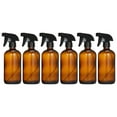 thumbnail image 2 of Yuangui 6 Pcs Brown Colored Trigger Spray Bottle Glass Small Empty Sprayer Bottle Perfume Liquid Dispenser for Make up Skin Care (500ml, Brown), 2 of 10