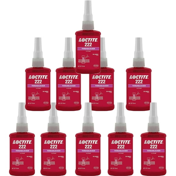 Loctite 222 Threadlocker Adhesive 50ml Pack of 10 Pieces
