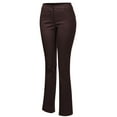 thumbnail image 3 of MixMatchy Women's Comfy Bootcut Curvy Fit Trouser Pants, 3 of 3