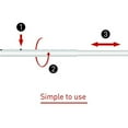 thumbnail image 3 of MacAlly SECURITYBAR Door Knob & Sliding Door Bar, 3 of 10