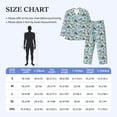 thumbnail image 4 of Zufioo Cartoon Pirate Mens Pajamas Set, Mens Long-Sleeved Pajama and Pajama Pants,Pajamas Para Hombres,Men's Sleepwear-, 4 of 7