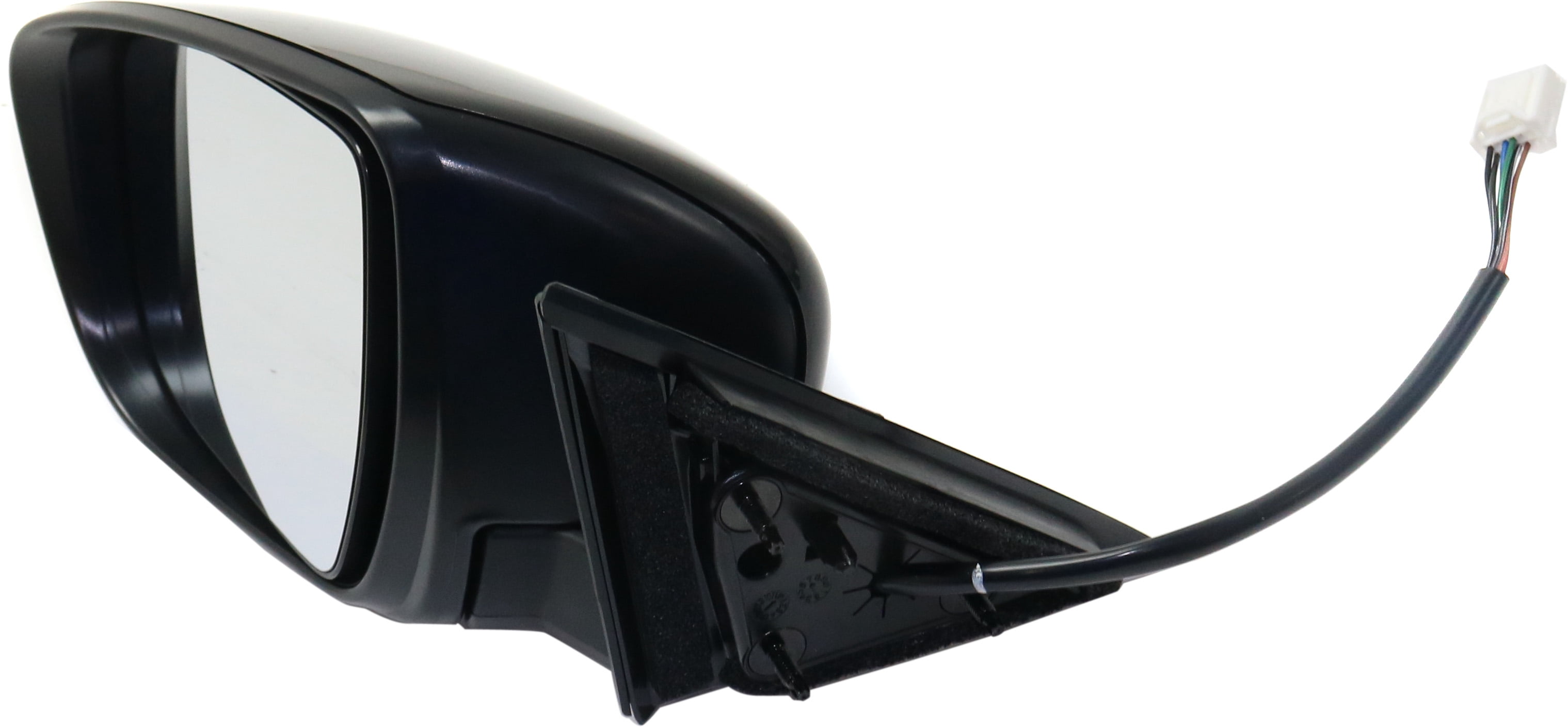 Mirror Compatible With 2014-2016 Nissan Rogue Left Driver Side Heated In-housing Signal Light Paintable Kool-Vue
