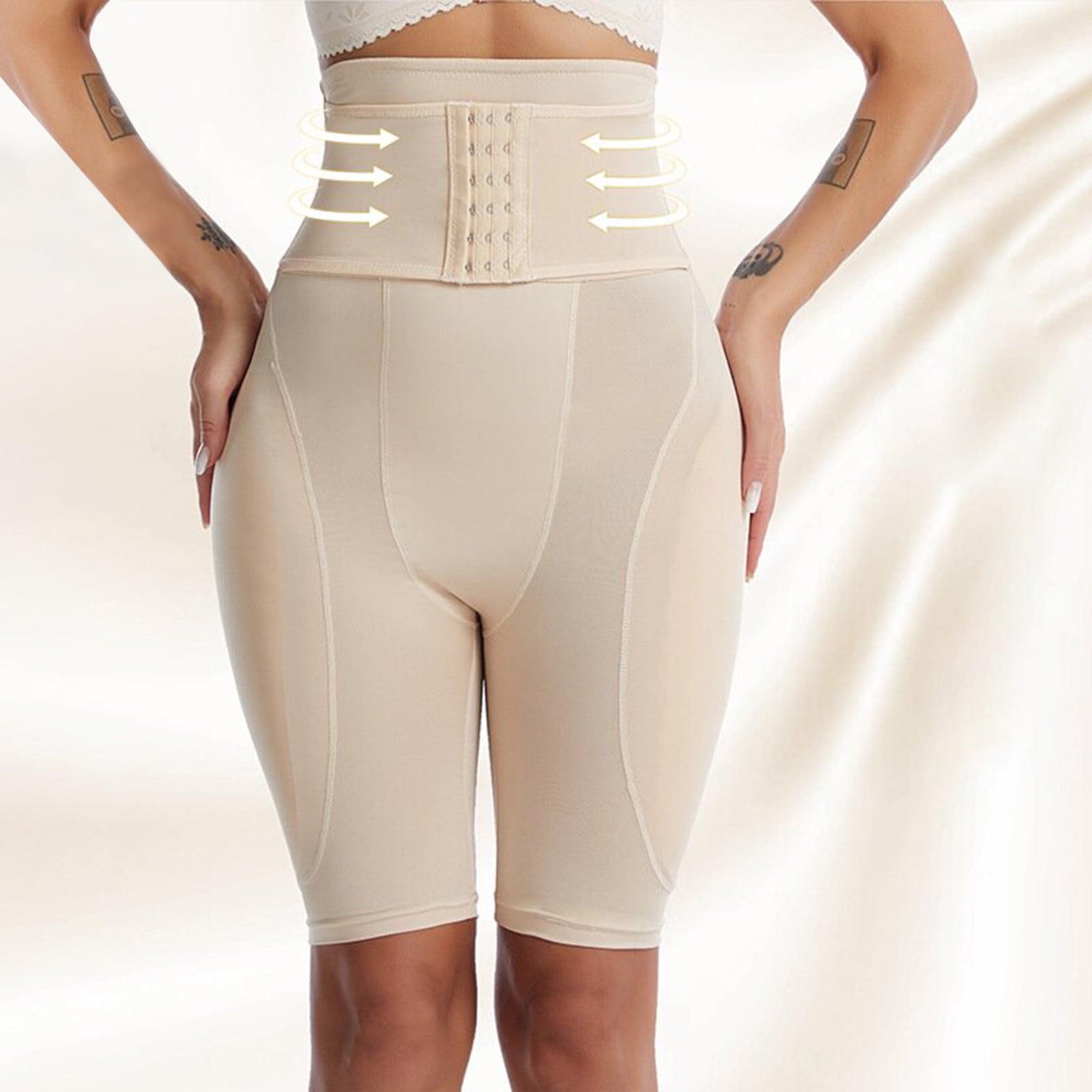QIPOPIQ Underwear for Women Plus Size Shapewear Buttock Hip-Lifting Exposed  Panties 