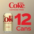 thumbnail image 4 of Diet Coke Caffeine Free Soda Cans 12 pk / 12 fl oz - Pack of 2, 4 of 5