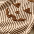 thumbnail image 6 of PEASKJP Baby Boy Rompers Baby Pajamas, Long Sleeve Footless Rompers, Snap Closure Sleeper for Boy Girls Brown,12-18 Months, 6 of 9