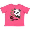 thumbnail image 3 of Inktastic My Aunt Loves Me Cute Panda Boys or Girls Toddler T-Shirt, 3 of 5