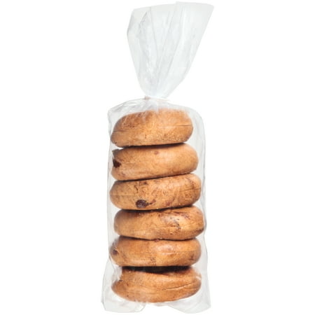 Lenders Sliced Cinnamon Raisin White Whole Grain Bagel - Bulk -- 72 per case.