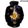 thumbnail image 5 of Nuevas sudaderas con capucha de mariposa para hombres, mujeres y niños, sudaderas casuales con capucha con estampado 3D a la moda, camisetas casuales para niños y niñas, 5 of 5